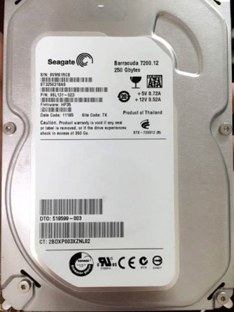 Ổ CỨNG HDD SEAGATE 250GB 32MB CACHE